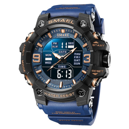 SMAEL Men's Oval Dual-Display Sport Watch (Ref. 8049B)