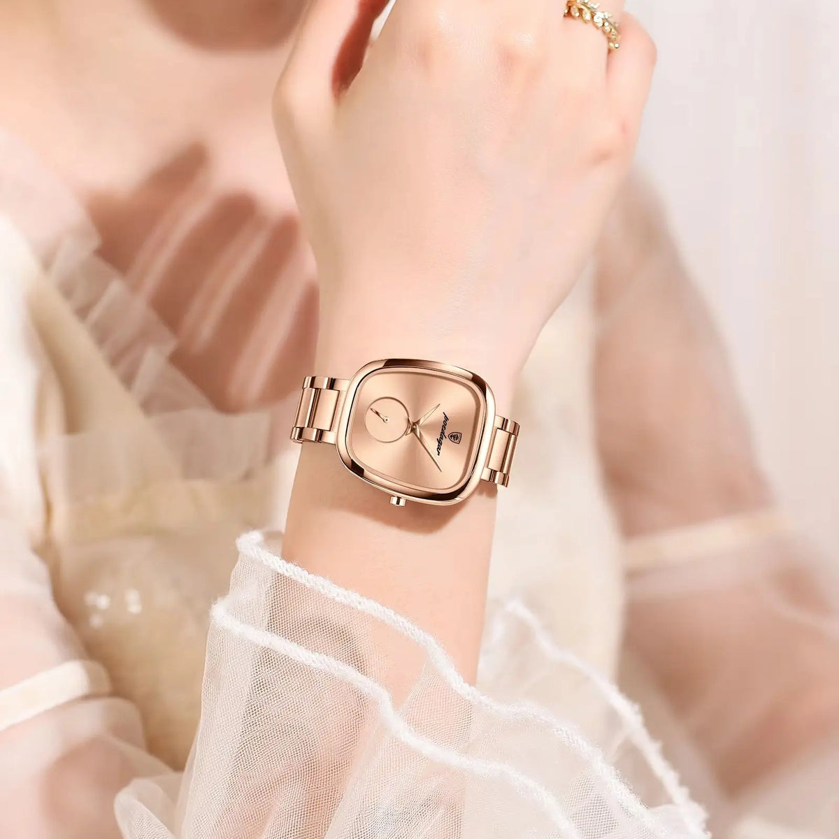 Women's Irregular Shape Stainless Steel Watch