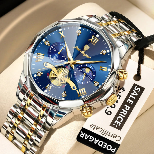 Men's Stainless Steel Chronograph Watch (Ref. 938)