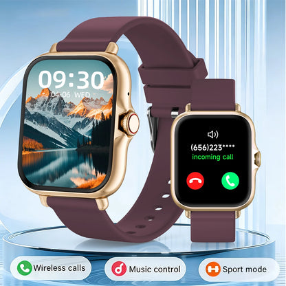 1.83" Smart Watch with Bluetooth Calling - Fitness & Sleep Tracker