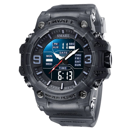 SMAEL Men's Oval Dual-Display Sport Watch (Ref. 8049B)