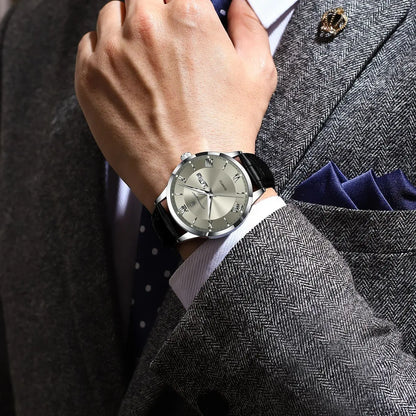 Men's Leather Watch (Ref. 978-C)