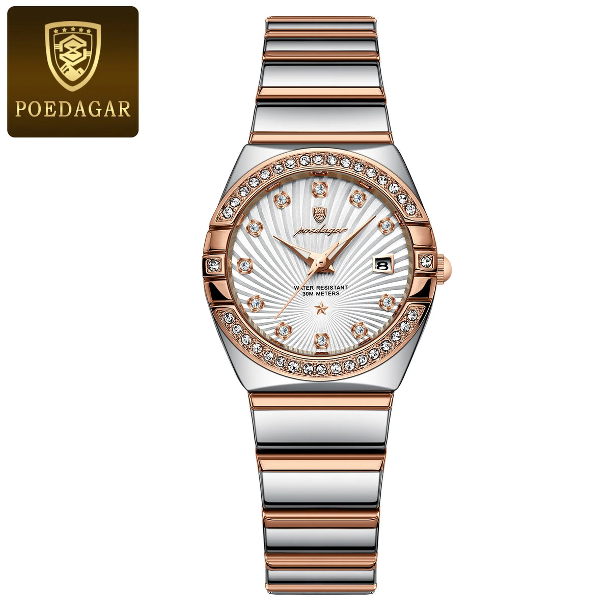 Women's Stainless Steel Watch, Complete Calendar