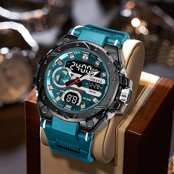 SMAEL Men's Oval Dual-Display Sport Watch (Ref. 8029)