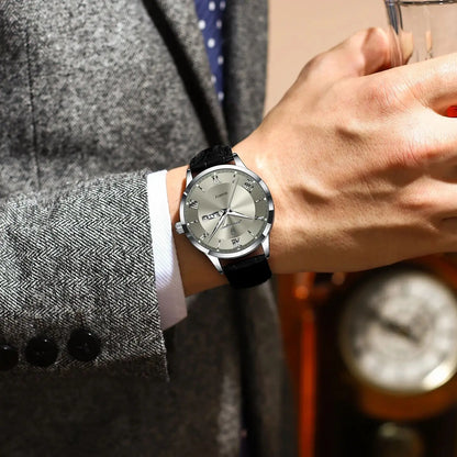 Men's Leather Watch (Ref. 978-C)
