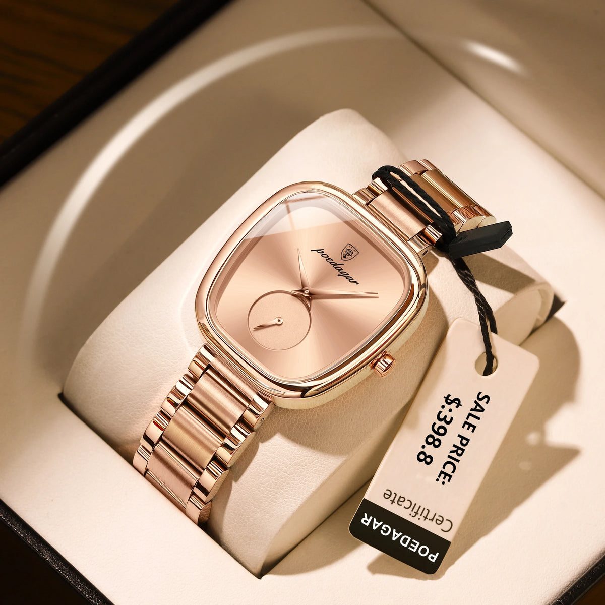 Women's Irregular Shape Stainless Steel Watch