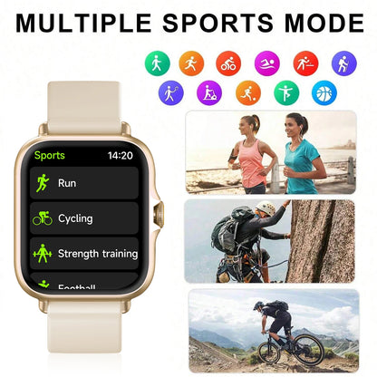 1.83" Smart Watch with Bluetooth Calling - Fitness & Sleep Tracker