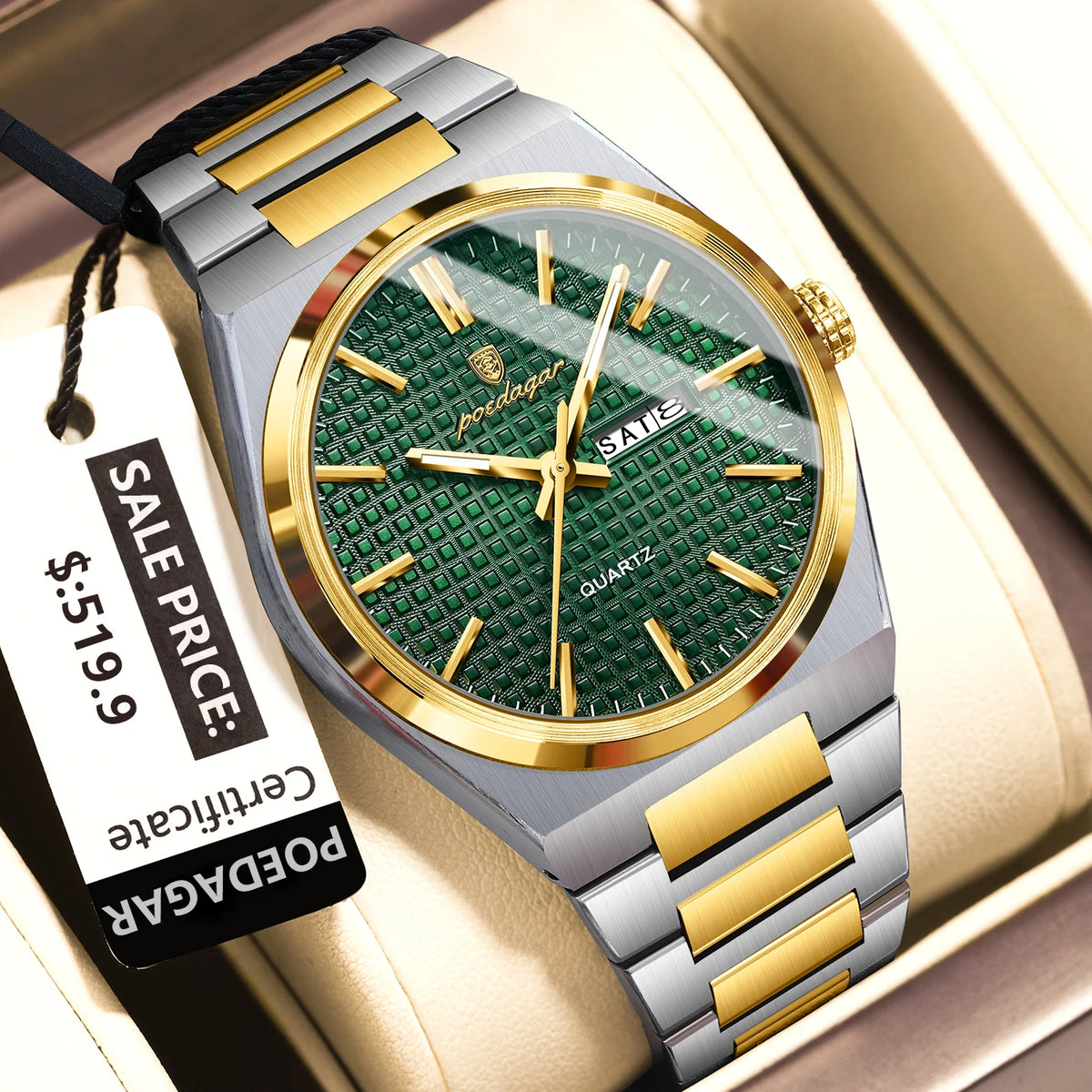 Men's Stainless Steel Watch (Ref. 874)