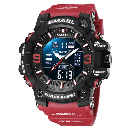 SMAEL Men's Oval Dual-Display Sport Watch (Ref. 8049B)
