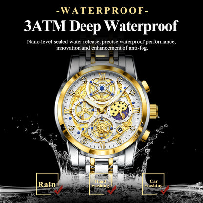 Men's Stainless Steel Watch (Ref. 984-B)