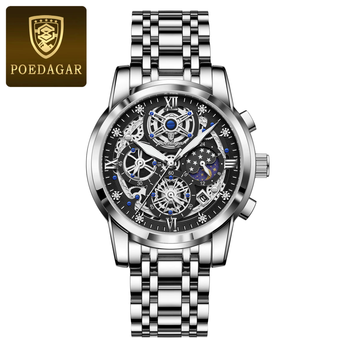 Men's Stainless Steel Watch (Ref. 984-B)