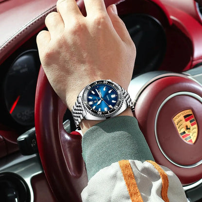 Men's Stainless Steel Watch, Week Display (Ref. 682-A)