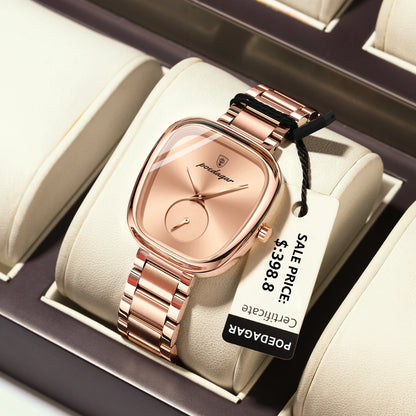 Women's Irregular Shape Stainless Steel Watch