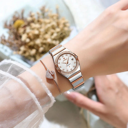 Women's Stainless Steel Watch, Complete Calendar
