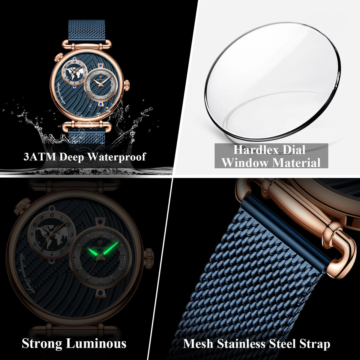 Men's Stainless Steel Watch (Ref. 848)