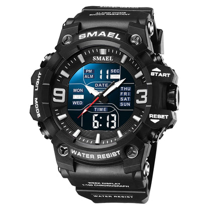 SMAEL Men's Oval Dual-Display Sport Watch (Ref. 8049B)