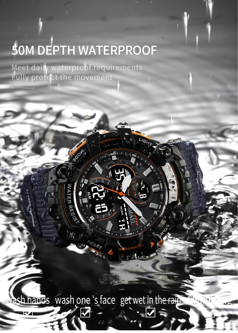 SMAEL Men's Dual-Display Sport Watch (Ref. 8079)