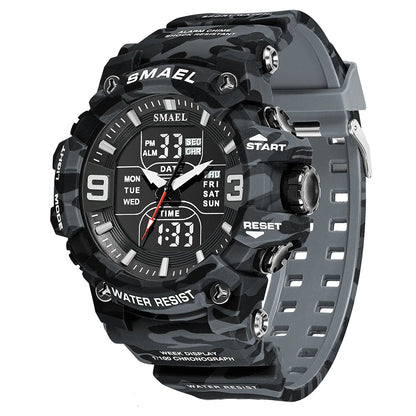 SMAEL Men's Oval Dual-Display Sport Watch (Ref. 8049B)