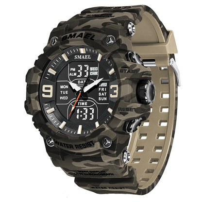 SMAEL Men's Oval Dual-Display Sport Watch (Ref. 8049B)