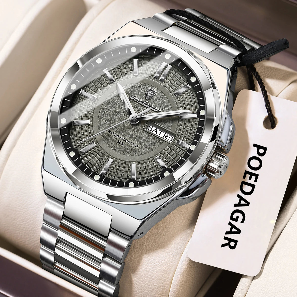Men's Stainless Steel Watch (Ref. 896)