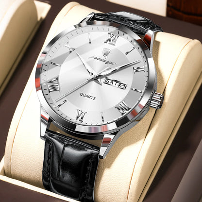 Men's Leather Watch (Ref. 978-D)