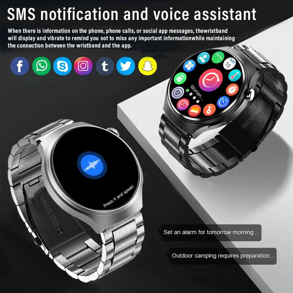 Men's Smart Watch, 1.52" Display