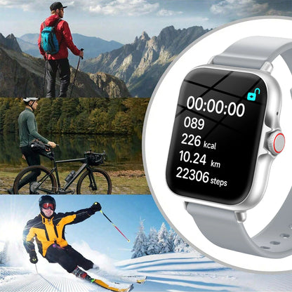 1.83" Smart Watch with Bluetooth Calling - Fitness & Sleep Tracker