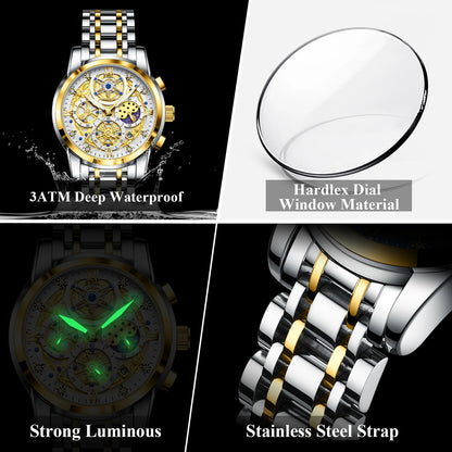 Men's Stainless Steel Watch (Ref. 984-B)