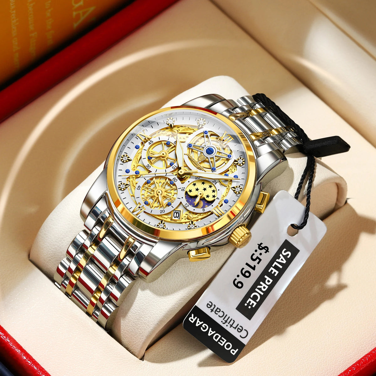 Men's Stainless Steel Watch (Ref. 984-B)