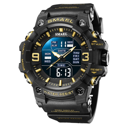 SMAEL Men's Oval Dual-Display Sport Watch (Ref. 8049B)