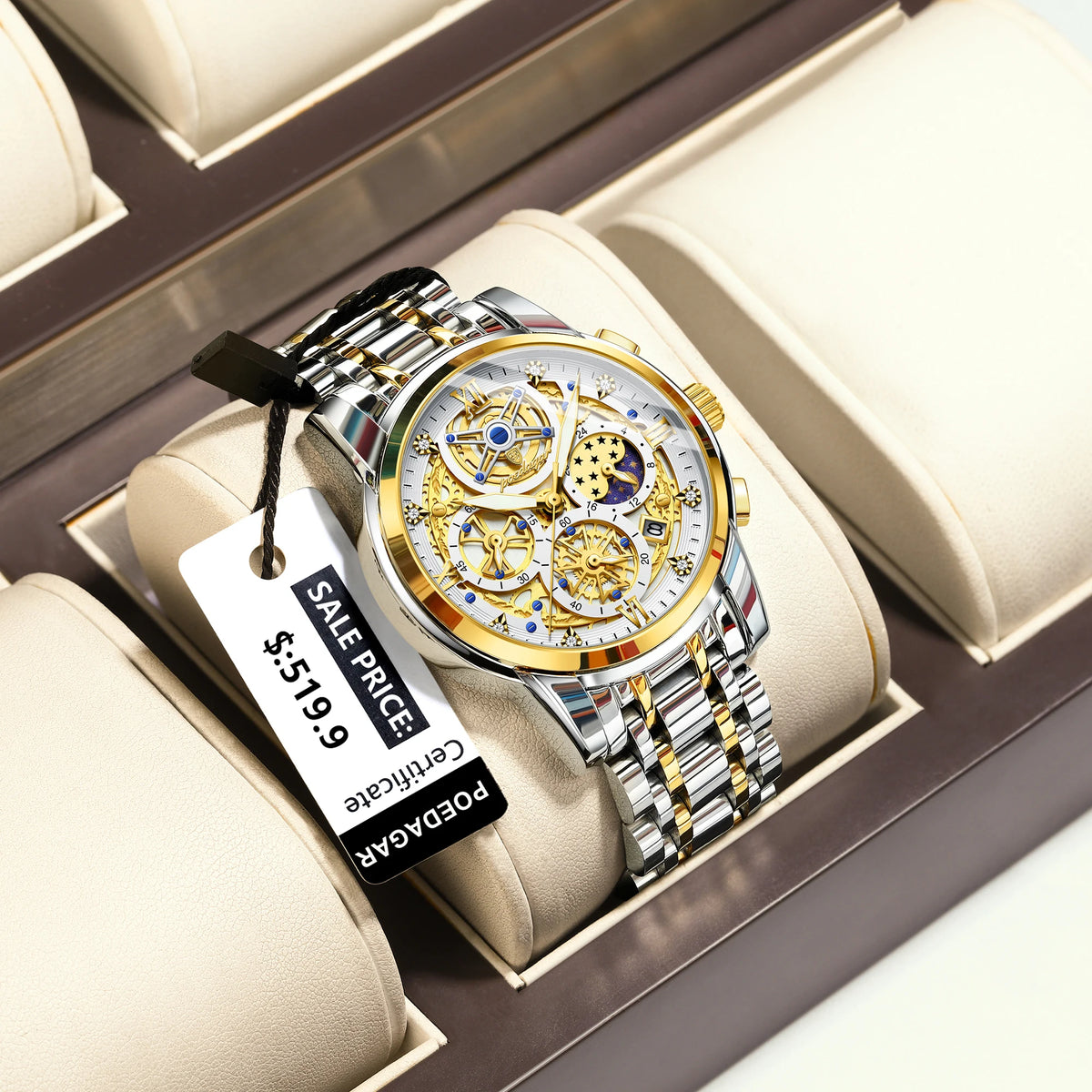 Men's Stainless Steel Watch (Ref. 984-B)
