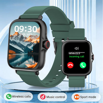 1.83" Smart Watch with Bluetooth Calling - Fitness & Sleep Tracker