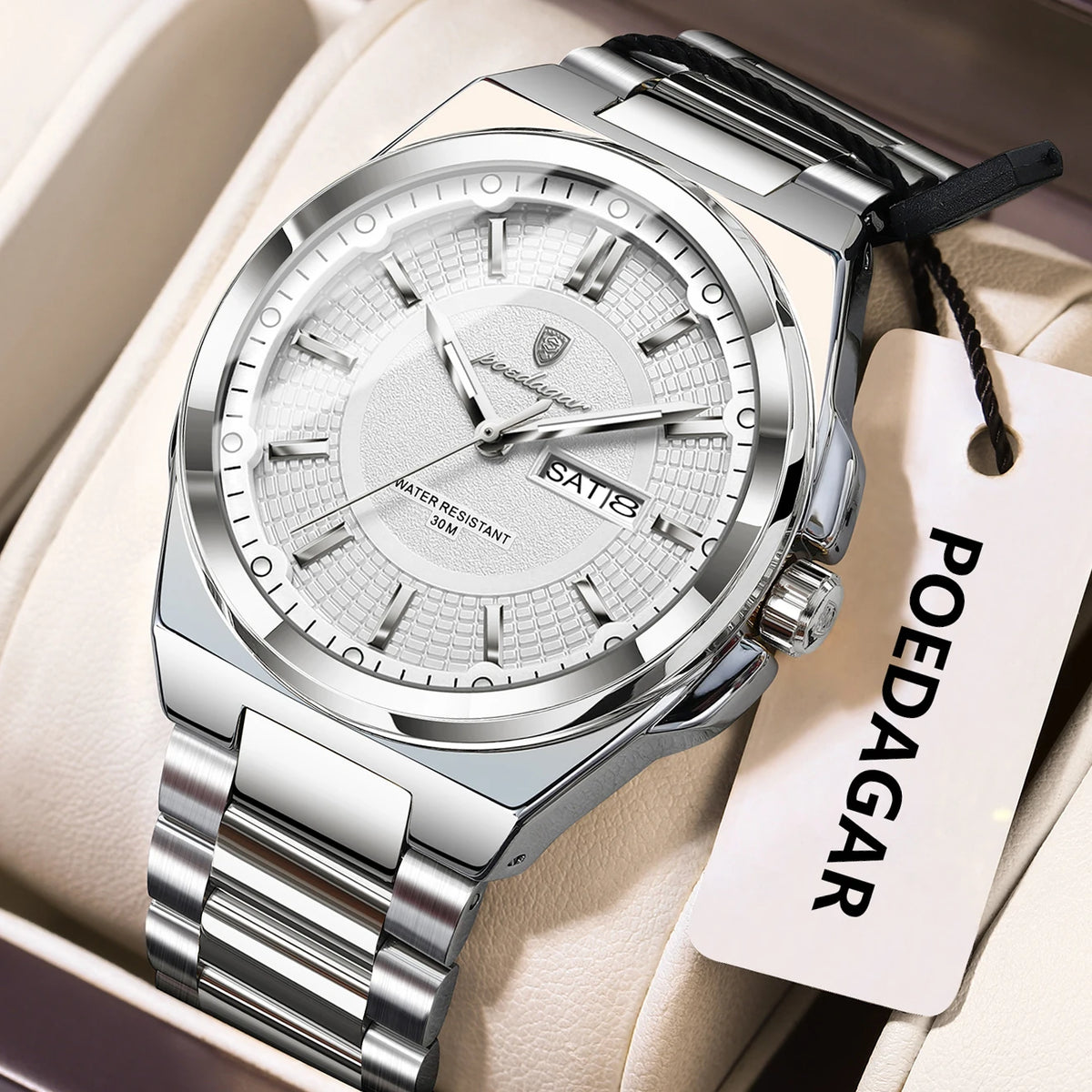 Men's Stainless Steel Watch (Ref. 896)