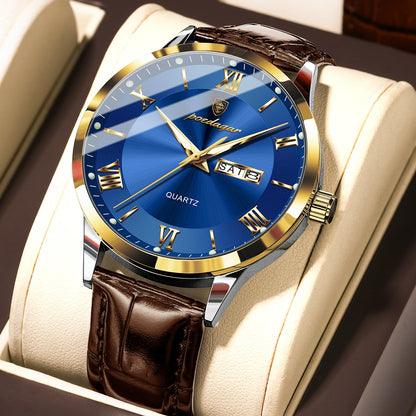 Men's Leather Watch (Ref. 978-D)