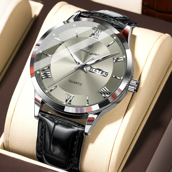 Men's Leather Watch (Ref. 978-D)