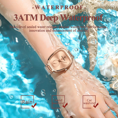 Women's Irregular Shape Stainless Steel Watch