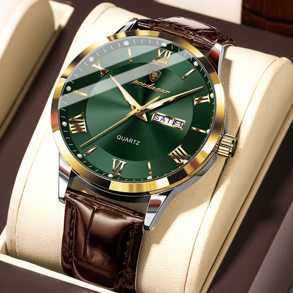 Men's Leather Watch (Ref. 978-D)