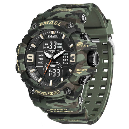 SMAEL Men's Oval Dual-Display Sport Watch (Ref. 8049B)