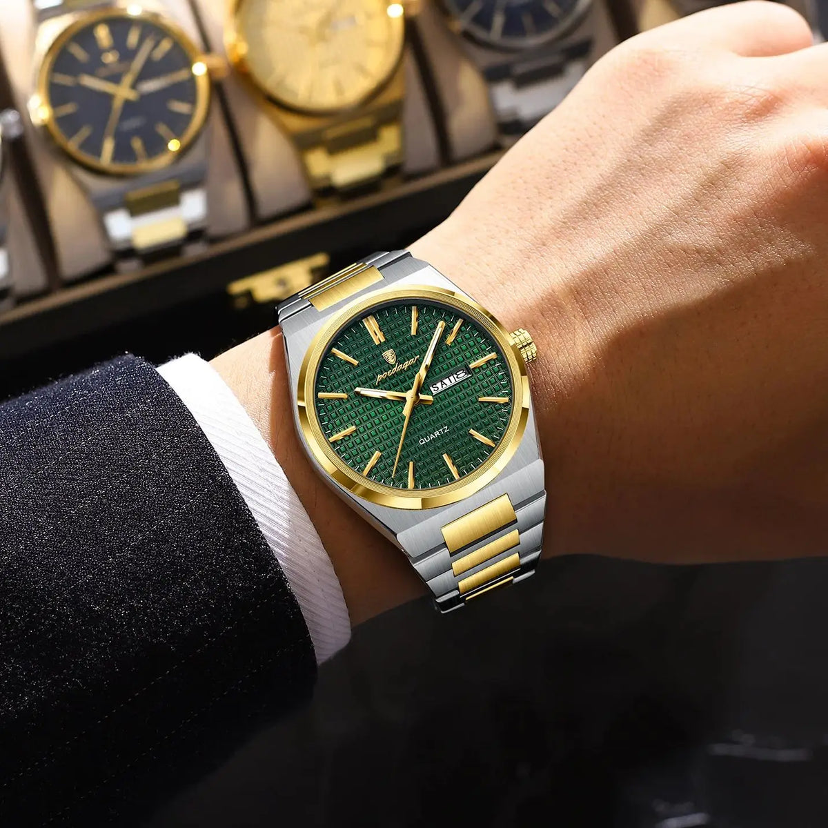 Men's Stainless Steel Watch (Ref. 874)