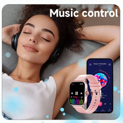 1.83" Smart Watch with Bluetooth Calling - Fitness & Sleep Tracker